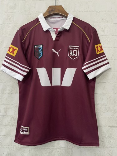 2026 Queensland Maroons  Home Rugby Jersey