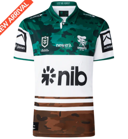 2025 Newcastle Knights  Anzac Rugby Jersey