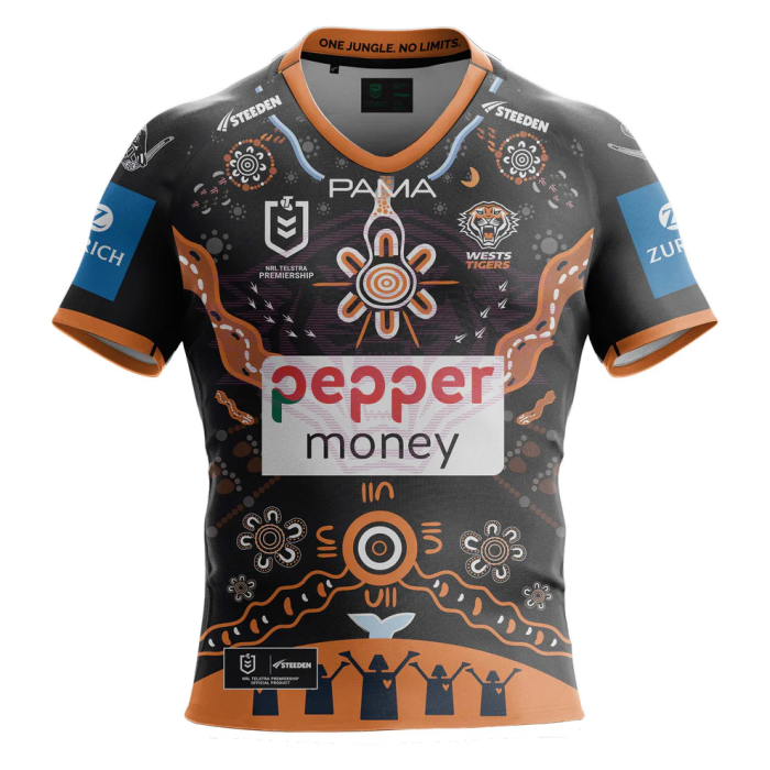 2025 Wests Tigers Indigenous Rugby Jersey