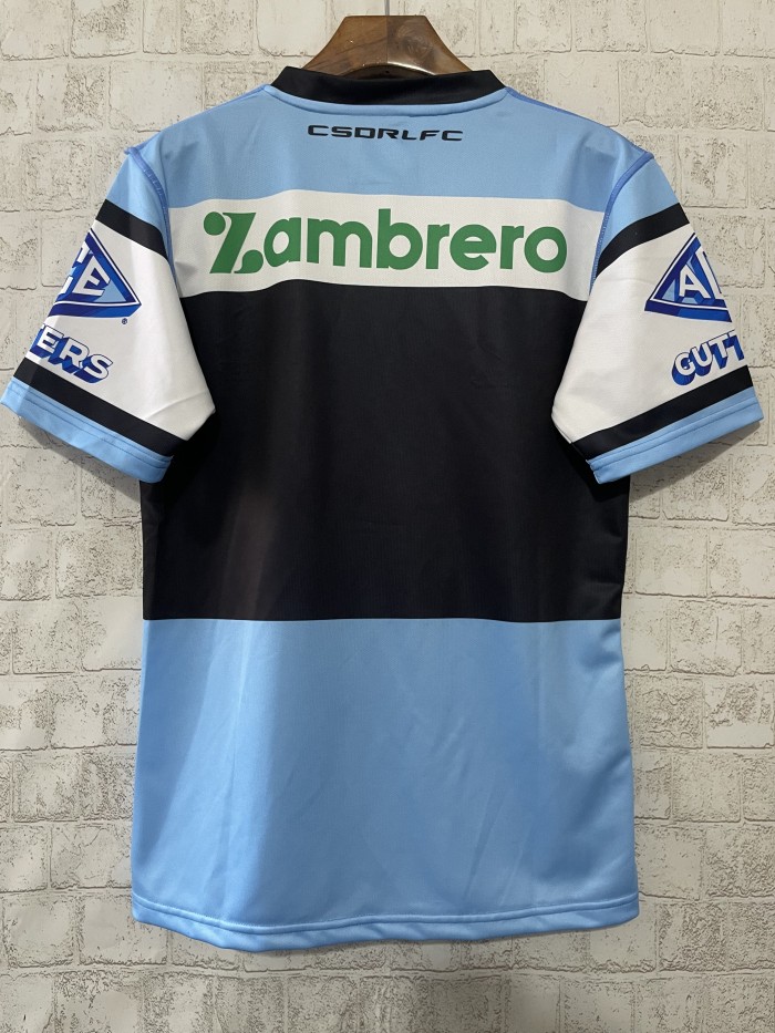 2025 Cronulla Sharks Home Rugby Jersey