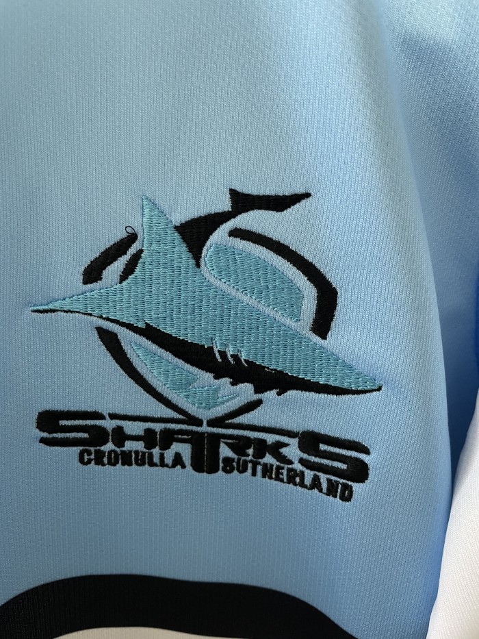 2025 Cronulla Sharks Home Rugby Jersey