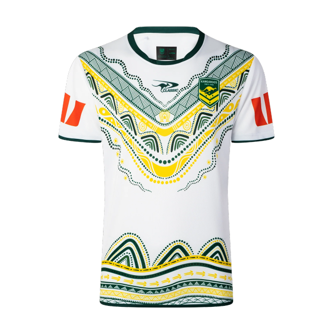 2025 Australian Kangaroos Indigenous Rugby Jersey