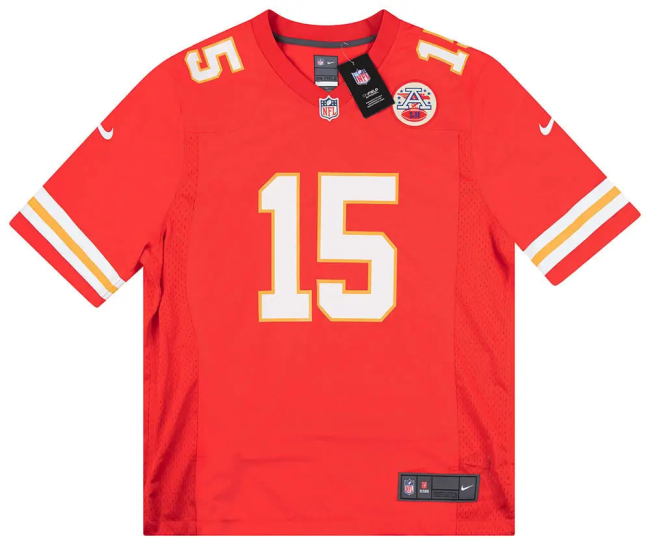 Kansas City Chiefs Mahomes NO.15 Home Jersey 2017-23