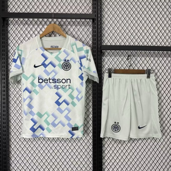 Inter Milan Short Sleeve Away Adult Suit 25/26