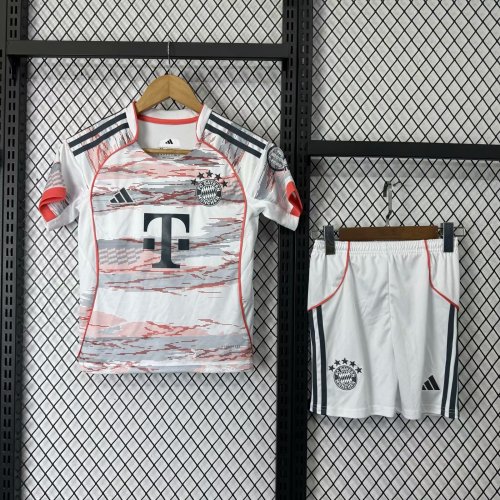 Bayern Munich Short Sleeve Away Adult Suit 25/26