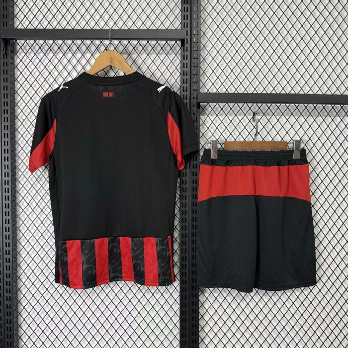 AC Milan Short Sleeve Home Adult Suit 25/26