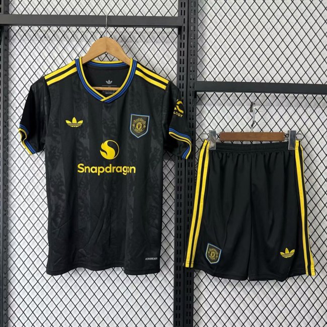 Manchester United Short Sleeve Third  Adult Suit 25/26