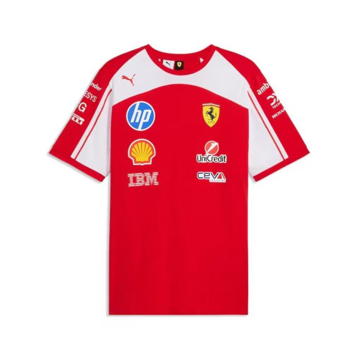 2026 Ferrari Racing T-Shirt Red NO Number