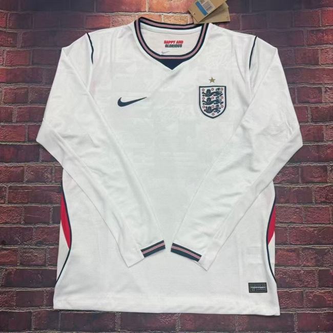 England 2026 World Cup Home Man Long Sleeve Jersey