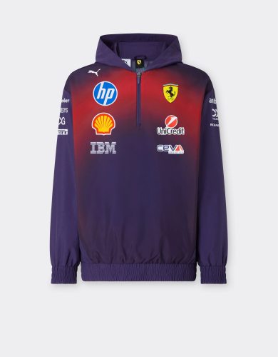 2026 Ferrari Racing Hoodie Purple NO Number