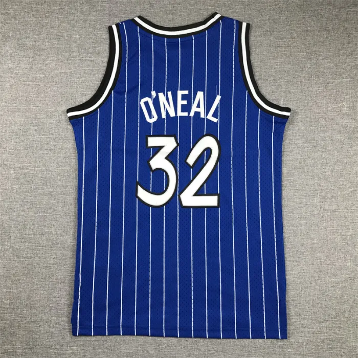 Orlando Magic Men Jersey Blue Stripes 90s NO.32 O‘NEAL