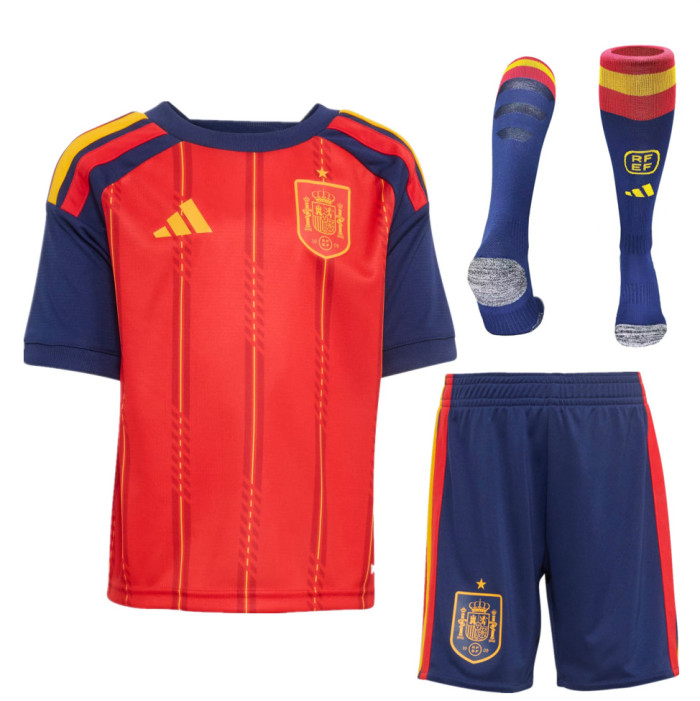 Spain 2026 World Cup Home Kids Suit