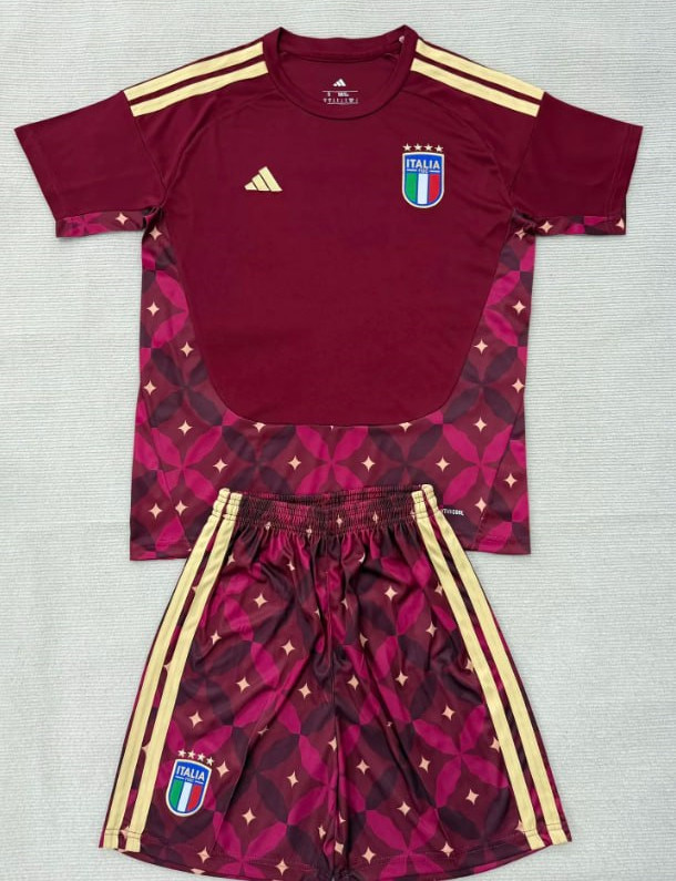 Italy 2026 World Cup Home Goalkeeper Kids Suit
