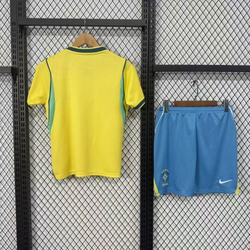 Brazil 2026 World Cup Home Kids Suit & Socks