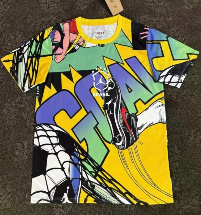 Brazil Jordan Essentials Boxy Man Jersey 2026