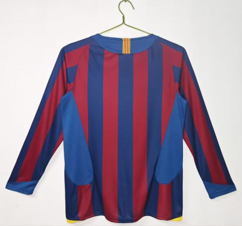 Barcelona Home Long Sleeve Retro Jersey 2005/06