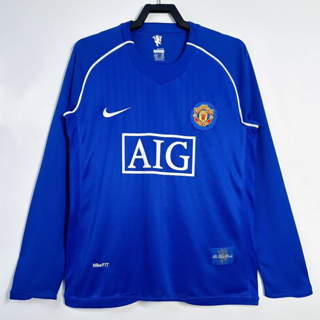 Manchester United Goalkeeper Long Sleeve Retro Jersey 07/08