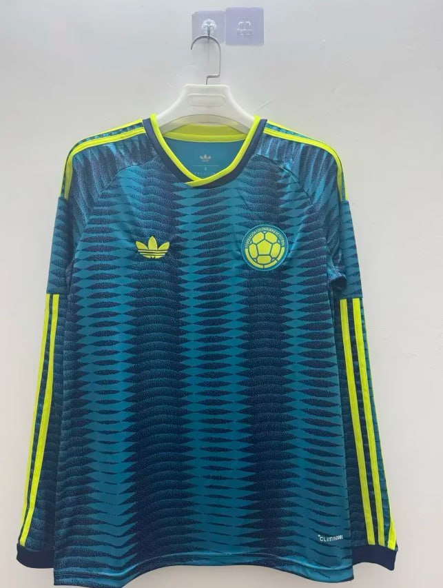 Colombia 2026 World Cup Away Long Sleeve Men Jersey