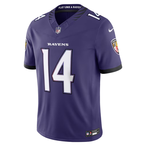Baltimore Ravens Jersey Purple NO.14 HAMILTON