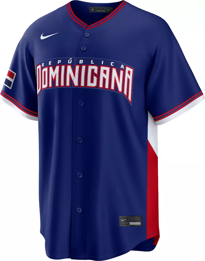 Dominican Republic Baseball Royal 2026 World Baseball Classic Road Stadium Jersey