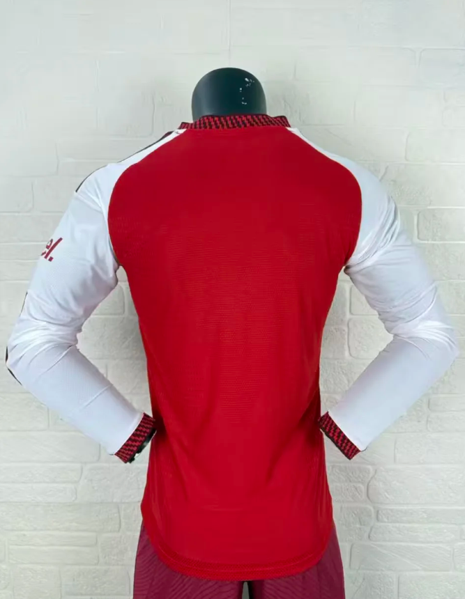 Arsenal Home Champions Man Player Long Sleeve Jersey 26/27