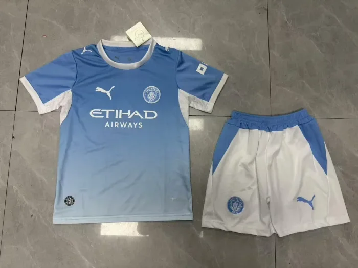 Manchester City Home Kids Suit & Socks 26/27