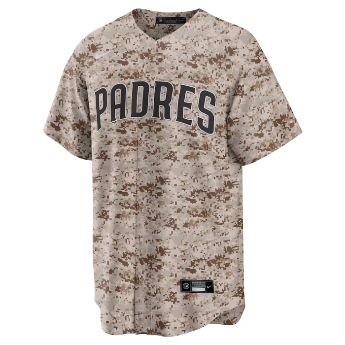San Diego Padres Camo USMC Alternate Team Jersey