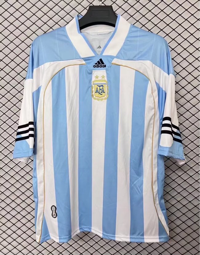 Argentina Bringback Collection 2026 Blue White Retro Jersey