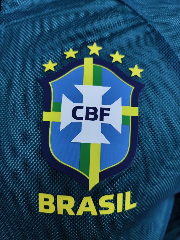 Brazil Training Anthem Blue Jacket 2026