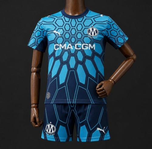 Marseille Blue Goalkeeper Kids Suit 26/27
