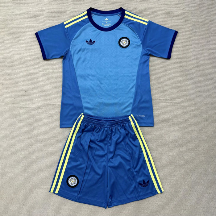 Leeds United Blue Goalkeeper Kids Suit 26/27