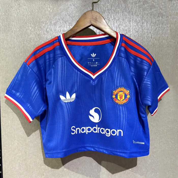 Manchester United Away Woman Cropped Jersey