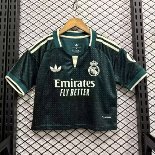 Real Madrid Away Woman Cropped Jersey