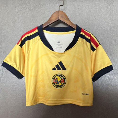 Club America Home Woman Cropped Jersey