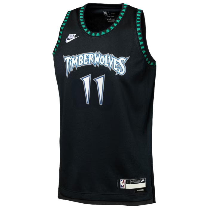 Minnesota Timberwolves Man Jersey Black Vintage Edition  90s