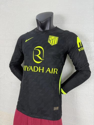 Atletico Madrid Away Player Long Sleeve Man Jersey 26/27