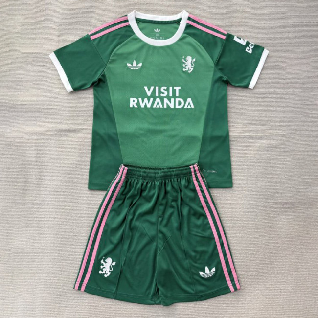 Aston Villa Green Goalkeeper Kids Suit 26/27
