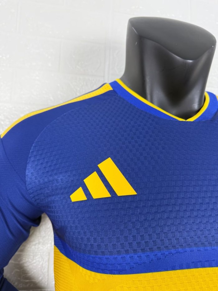 Boca Home Player Long Sleeve Men Jersey 26/27