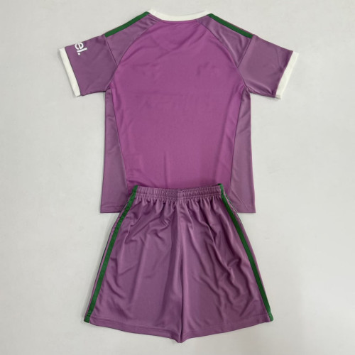Arsenal Green Purple Goalkeeper Kids Suit 26/27