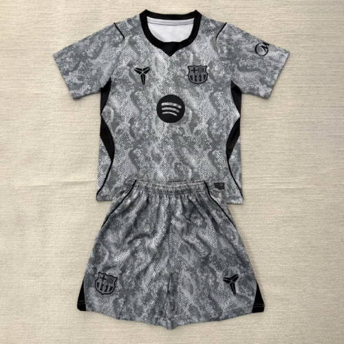 Barcelona Grey Goalkeeper Kids Suit 26/27
