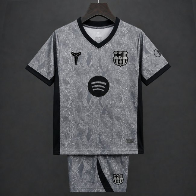 Barcelona Grey Goalkeeper Kids Suit 26/27