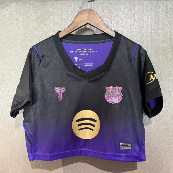 Barcelona Away Woman Cropped Jersey