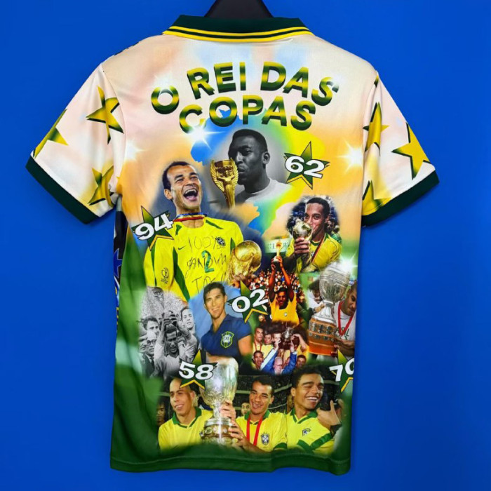Brazil Retro Rumo Ao Hexa Bootleg Men Jersey 2026