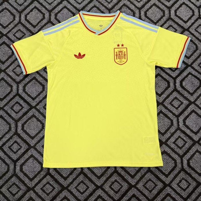 Spain 2026 Yellow Special Edition Man Jersey