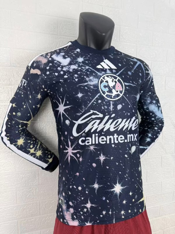 Club America Starry Sky Special Edition Player Long Sleeve Men Jersey 26/27