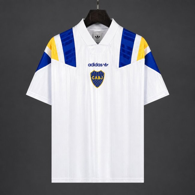Boca EQT White Men Jersey 26/27