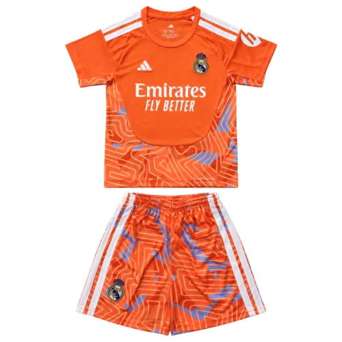 Real Madrid Yellow Goalkeeper Kids Suit 26/27