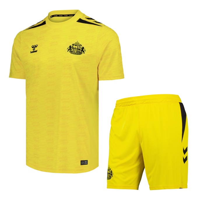 Sunderland Yellow Goalkeeper Man Jersey Suit 26/27