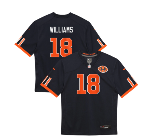 Chicago Bears Jersey Black NO.18 WILLIAMS