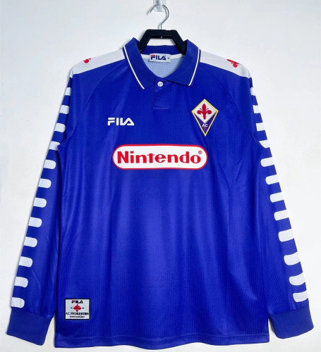Fiorentina Home Long Sleeve Retro Jersey 98/99